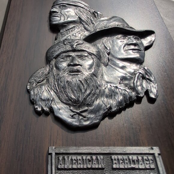Handmade Other - Rare Vintage Pewter American Heritage By Leone Kuhne Arizona